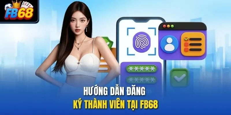 Hướng dẫn đăng ký thành viên tại FB68